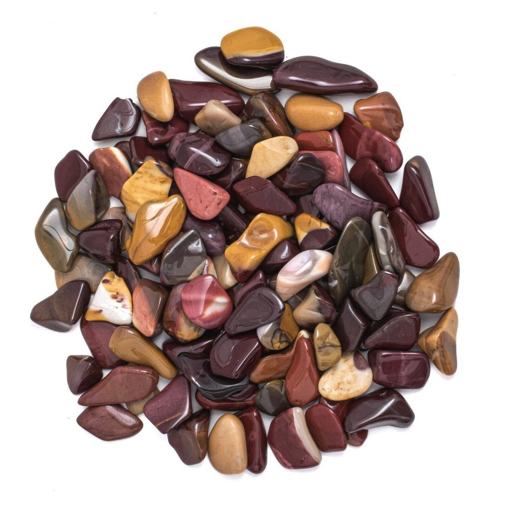 1/2 lb Tumbled Mookaite Jasper Gemstone Crystal Bulk Gems Wholesale Metaphysical